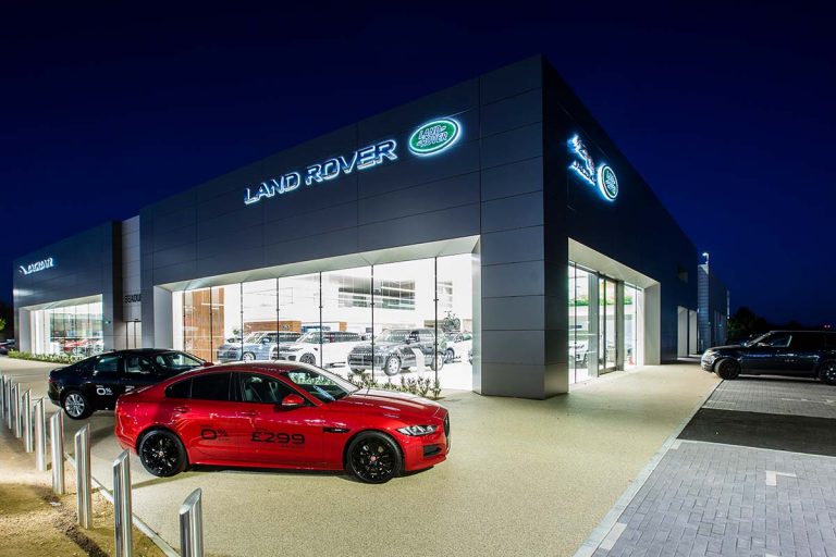 Jaguar Land Rover Dealership, Southend - Automotive Construction - Horizon Construction Group