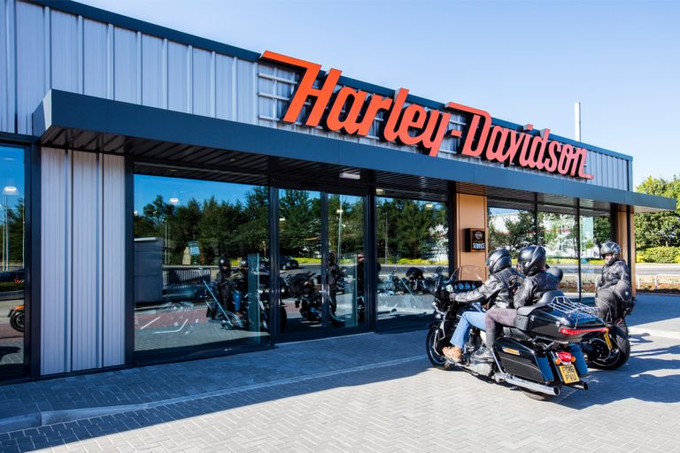 Harley Davidson Showroom - Commercial Construction - Horizon Construction