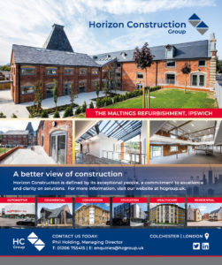 Horizon Construction - Construction East - Advert Spring 2020