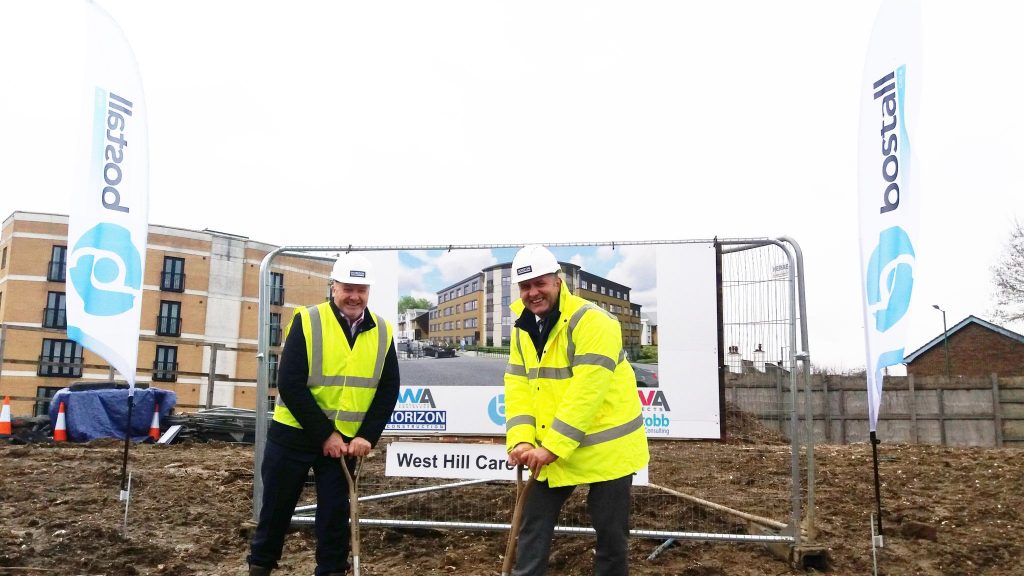 West Hill Care Home, Dartford - Breaking Ground Photo